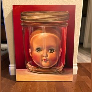 Xl baby doll painting